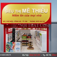 Thiết kế nội thất tạp hóa Mễ Thiều - Bắc Ninh
